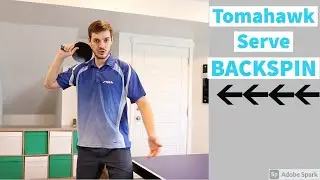 Forehand Tomahawk Serve | Backspin