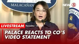 LIVE | Palace Press Officer Usec. Claire Castro holds press briefing (November 14, 2025)