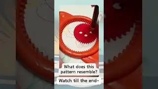 Satisfying geometric patterns Spirograph art #374