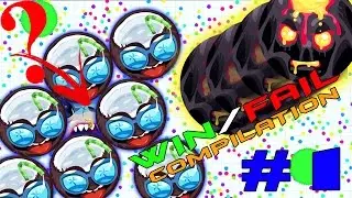 Agar.io - WIN / FAIL COMPILATION #1 // INSANE BAITS & POPSPLITS!
