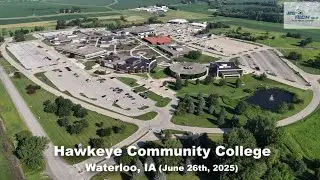 Hawkeye Community College Campus from above!