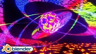 Blender - Colorful Space Animation in Eevee Blender 2.8
