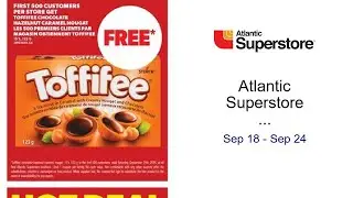 Atlantic Superstore weekly flyer / circulaire Sep 18 - Sep 24