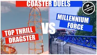 Top Thrill Dragster VS. Millennium Force - Cedar Point Coaster Duel