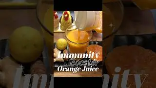 Immunity Booster Orange Juice with #turmeric  #immunityboost #orangejuice #naturaldrink #fitindia
