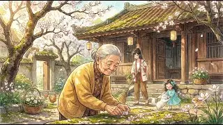 A Simple Family Meal  Spring at Home with Grandma |  Anime Slice of Life | Ghibli vibes
