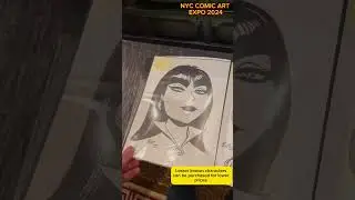 NYC COMIC EXPO 2024: Bruce Timm Art at the Albert Moy Booth #brucetimm #batman #art #artwork #comics