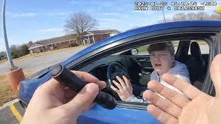 Drunk 21-Year-Old Driver Clashes With a No-Nonsense Cop