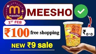 MEESHO ₹100/- free shopping 🔥Meesho maha indian saving sale 2026 | Meesho ₹9 sale order kaise kare