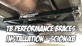 TB Performance Braces Install for 2008 Scion xB
