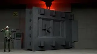 Fallout Animation Bunker PS1 Style Blender Animation