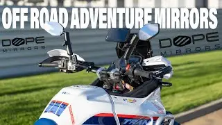 DOPE MIRRORS for Honda Transalp 750 🔥 Rugged, Reliable & Built for Adventure Riders