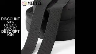 1/2/3/5M 20-70mm Black Elastic Band for Sewing Underwear Rubber Webbing Strap Skirt WaistBands Stret