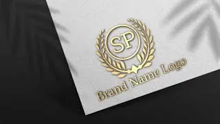 How To Make S P Brand Name Logo Design Tutorial || Pixellab Logo Design || Nirmalagraphicdesign
