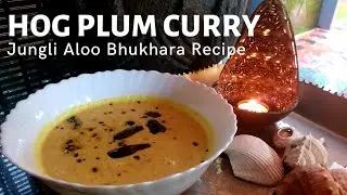 Hog Plum Curry||Jungli Aloo Bhukhara recipe||Ambazhanga curry||Kerala Recipe||Minis Tastebuds