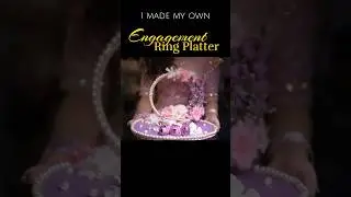 Engagement Ring platter💍💗 #trending #engagement #shortsviral #diy #diycrafts #wedding #song #music