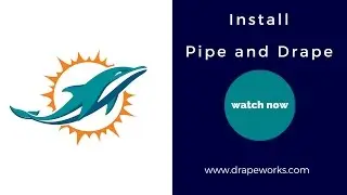 Drapeworks |  Event Drapery  Install @ Diplomat Resort for the Miami Dolphins