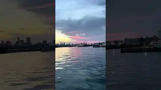 Breathtaking miami sunsets await #miami #florida #sunset #fok #miamibeach