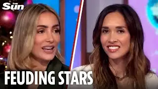 Watch Myleene Klass and Frankie Bridge's AWKWARD face-to-face on live TV amid rift over star's ex