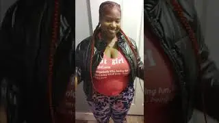 Dye ruby red 🍒 using Adore hair dye on natural hair 💕 #feedinbraids #braidhairstyles #fypviral