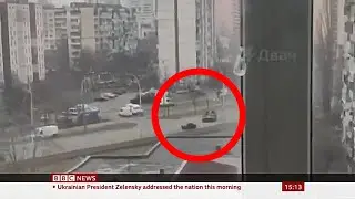 🔴 Russian Tank run over Civilian Car in kiev, Ukraine
