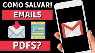 Como salvar (EMAIL) em PDF no celular (GMAIL)