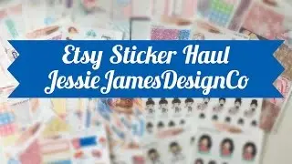 Etsy Sticker Haul - JessieJamesDesignCo