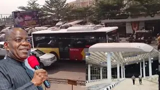 FINALLY HAPPENING AT ISI GATE BUS STOP ..... FREE RIDE WITH ABIA ELECTRIC BUS 