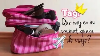 ¿Qué hay en mi cosmetiquera de viaje?  ♥FAVORITOS♥ Anabel México