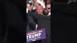 As&iacute; evacuaban a Donald Trump tras el ataque a tiros en un acto de campa&ntilde;a