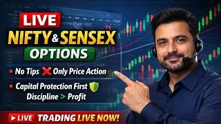 Live Nifty & Sensex Options Trade 17 December