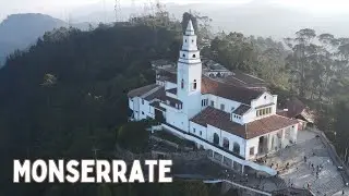 Subiendo Monserrate el punto más alto de Bogotá