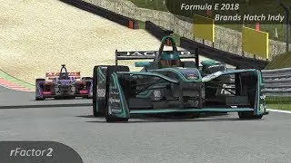 rFactor 2 Formula E 2018 Onboard Brands Hatch Indy