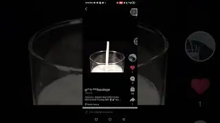 Milky sound fresh effect pouring