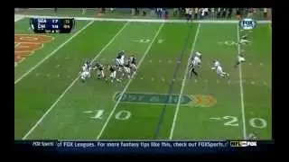 Jay Cutler 56 yards bomb to Brandon Marshall