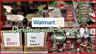 WALMART CHRISTMAS  WALKTHROUGH * SHOP WITH ME 2019