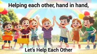 Helping Each Other Song | Kids charity & Sharing Song