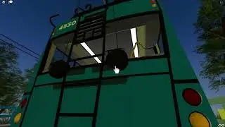 ПОЕЗДКА НА ТРОЛЛЕЙБУСЕ ПО 6 МАРШРУТУ В РОБЛОКСЕ|urban transport place