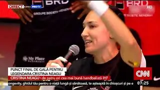 Final de gală pentru legendara Cristina Neagu