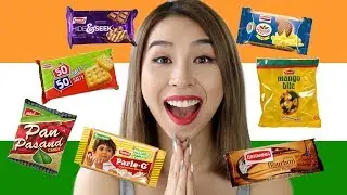 Australian Tries Indian Snacks! Tina Tries It