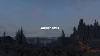 Skyrim - Winter's Dawn | Snowy Music and Ambience | inspired by The Elder Scrolls V