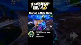 Misty Marsh shortcut  🏞️ @atomicgaming4955 #gaming #beachbuggyracing2 #game