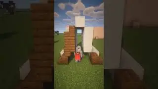 Camping tent ⛺️ #minecraft #minecraftbuilding #minecraftbuilds #minecrafttutorial #tutorial #gaming