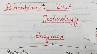 Restriction Endonuclease: Genetic engineering