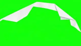 [4K] Selection Of Paper Fold Transitions - Green Screen