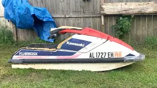 I Bought A 33 Year Old Standup Jet Ski! 89 Kawasaki 650SX