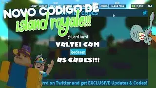 NOVO CODIGO DE ISLAND ROYALE!!!FIQUEI COM 7MIL BUCKS!!!- Roblox