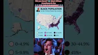 🌟Black Population in USA by County 🗺 | US Census 2020 Map Breakdown #map #europe #us #geography