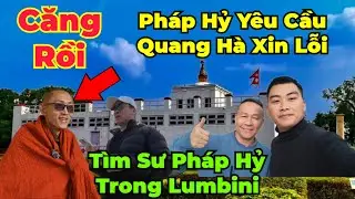 Sư Pháp Hỷ gửi lời LQH... Tuyên bố thuê máy cẩu 