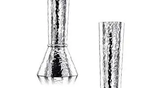 Sterling silver Hammered Candlesticks